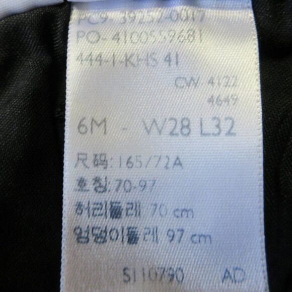 LEVI'S Classic Bootcut Jeans Womens 6 (28x32) Mid Rise Black Stretch Denim 1 NWT - Picture 11 of 15